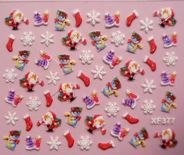 3d Christmas Decal Designs For Crafting Projects